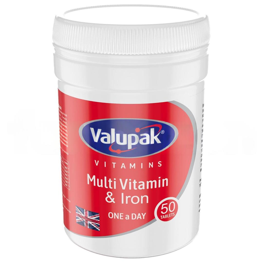 Valupak Multivitamin ve Demir 50 Tablet