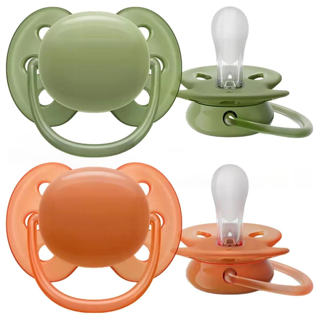Avent Ultra Soft Emzik 18 Ay 2'li - Turuncu