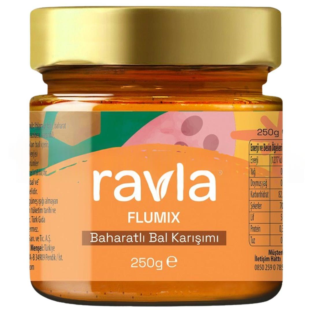 Ravla Flumix Baharatlı Bal Karışımı 250 gr