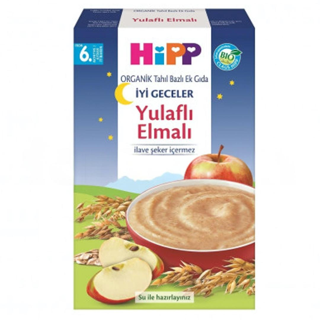 Hipp Organik İyi Geceler Yulaflı Elmalı Tahıl Bazlı Ek Gıda 250 gr