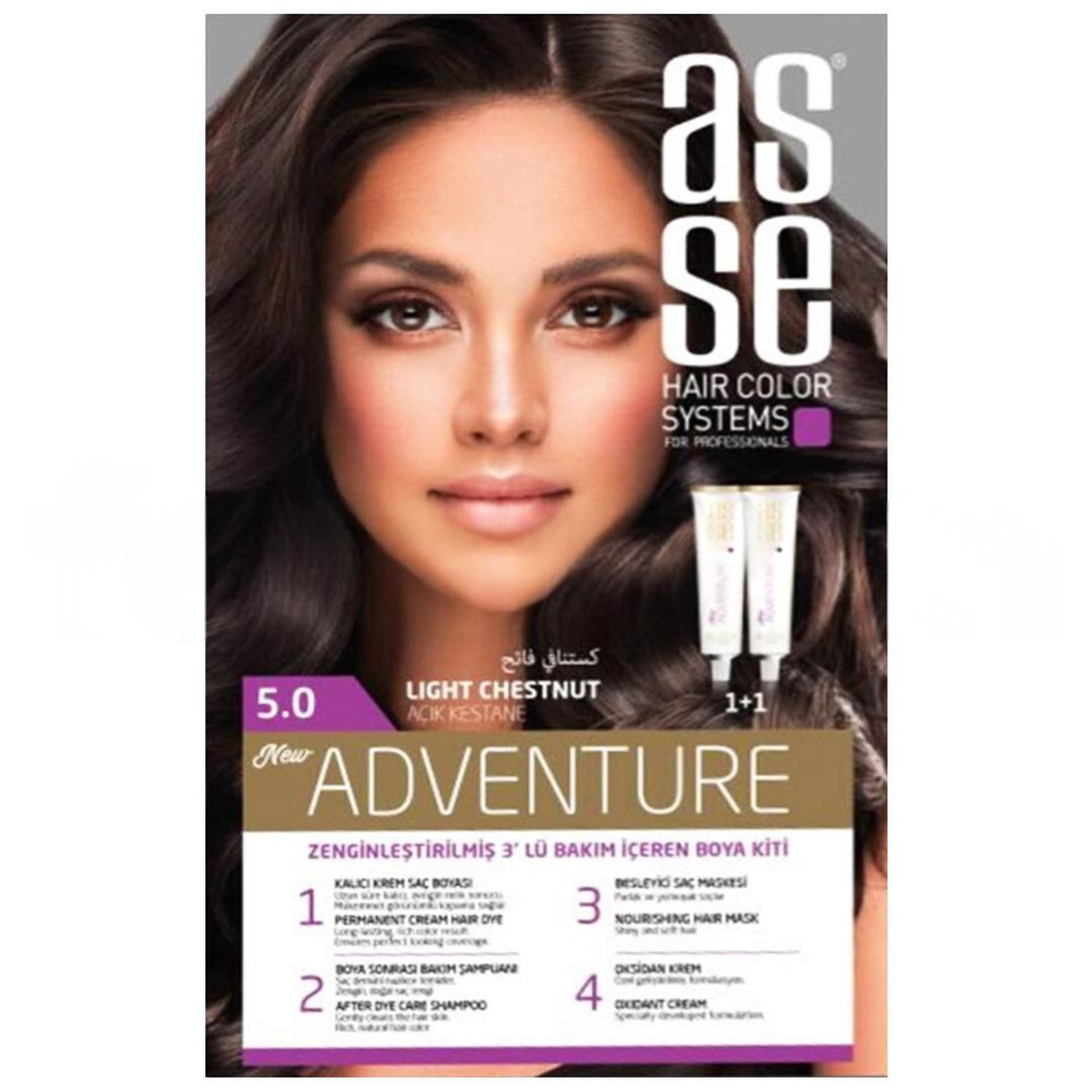 Asse Hair Color System Saç Boyası Açık Kestane No: 5.00
