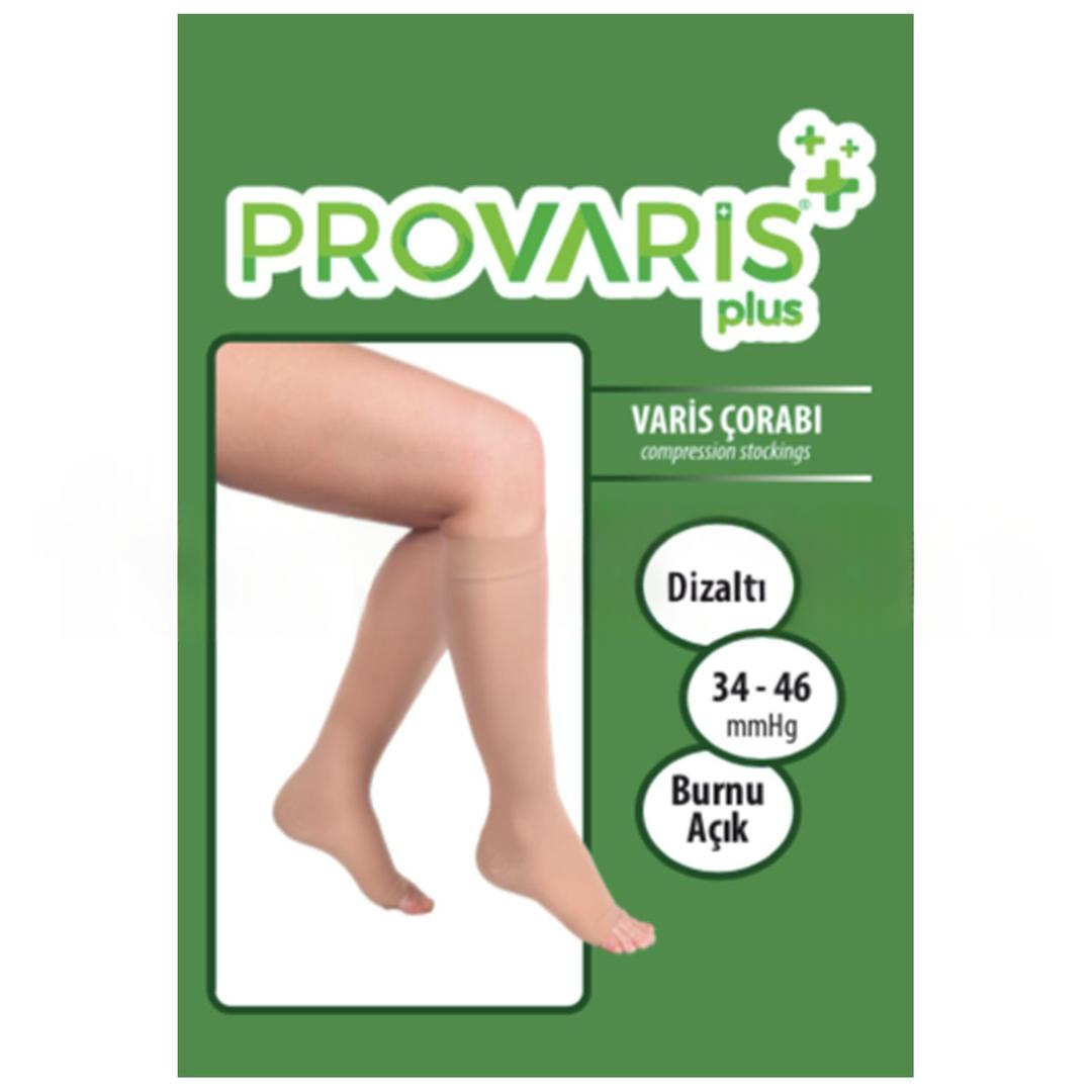 Provaris PVP13104 Plus CCL3 Dizaltı Burnu Açık Varis Çorabı No: 4