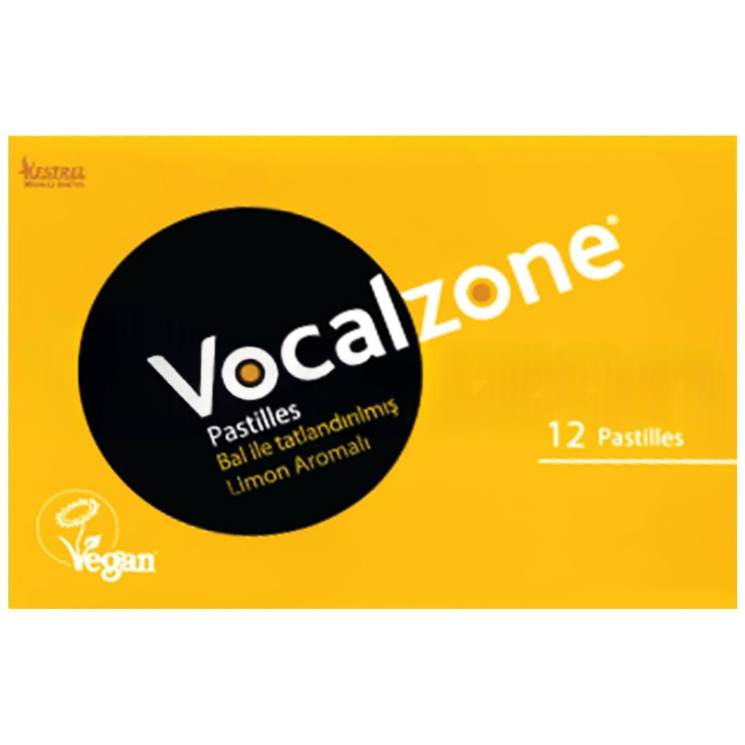 Vocalzone Ballı Limonlu Pastil 12'li