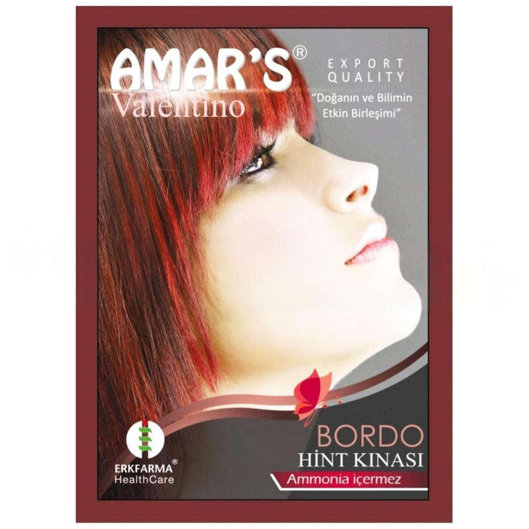 Amar's Hint Kınası - Bordo 10 gr