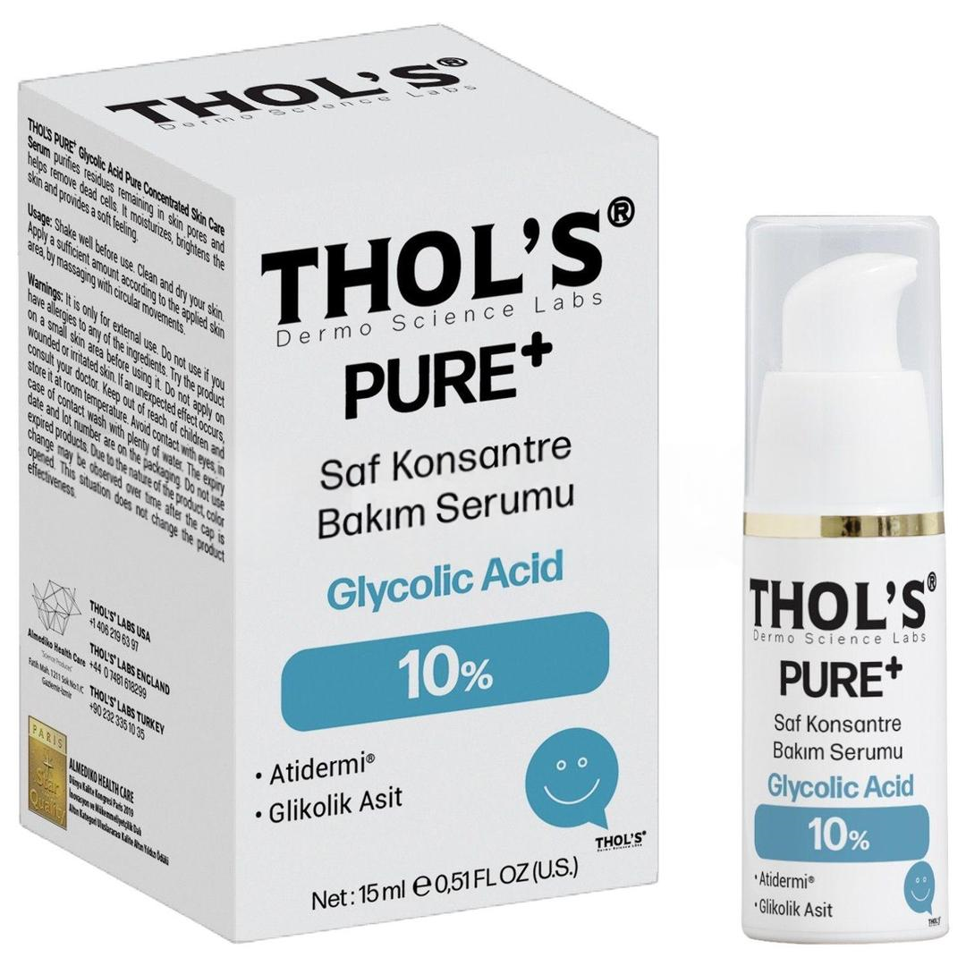 Thol's Pure+ Glycolic Acid 10% TB58 Bakım Serumu 15 ml