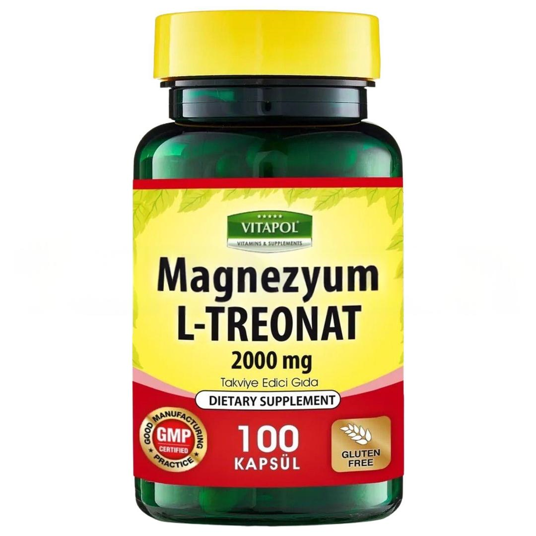 Vitapol Magnezyum L-Treonat 2000 Mg 100 Tablet