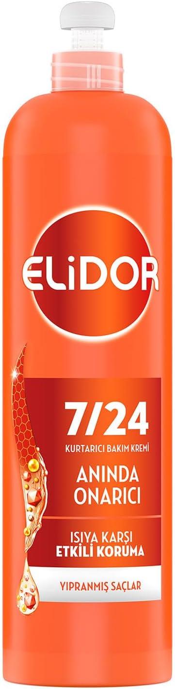 Elidor 7/24 Kurtarıcı Anında Onarıcı Yıpranmış Saçlar 2x240 ml Saç Bakım Kremi