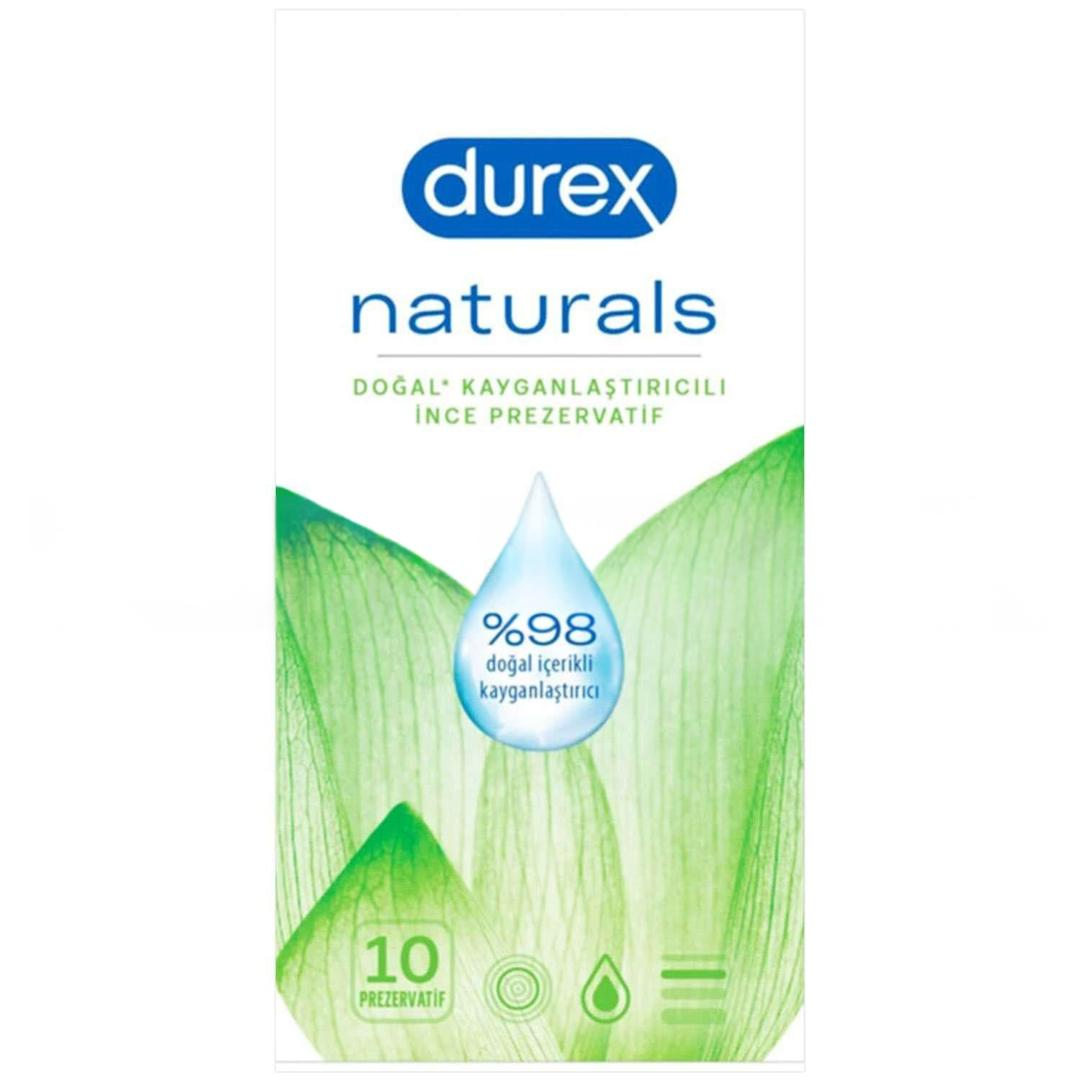 Durex Naturals Prezervatif 10'lu