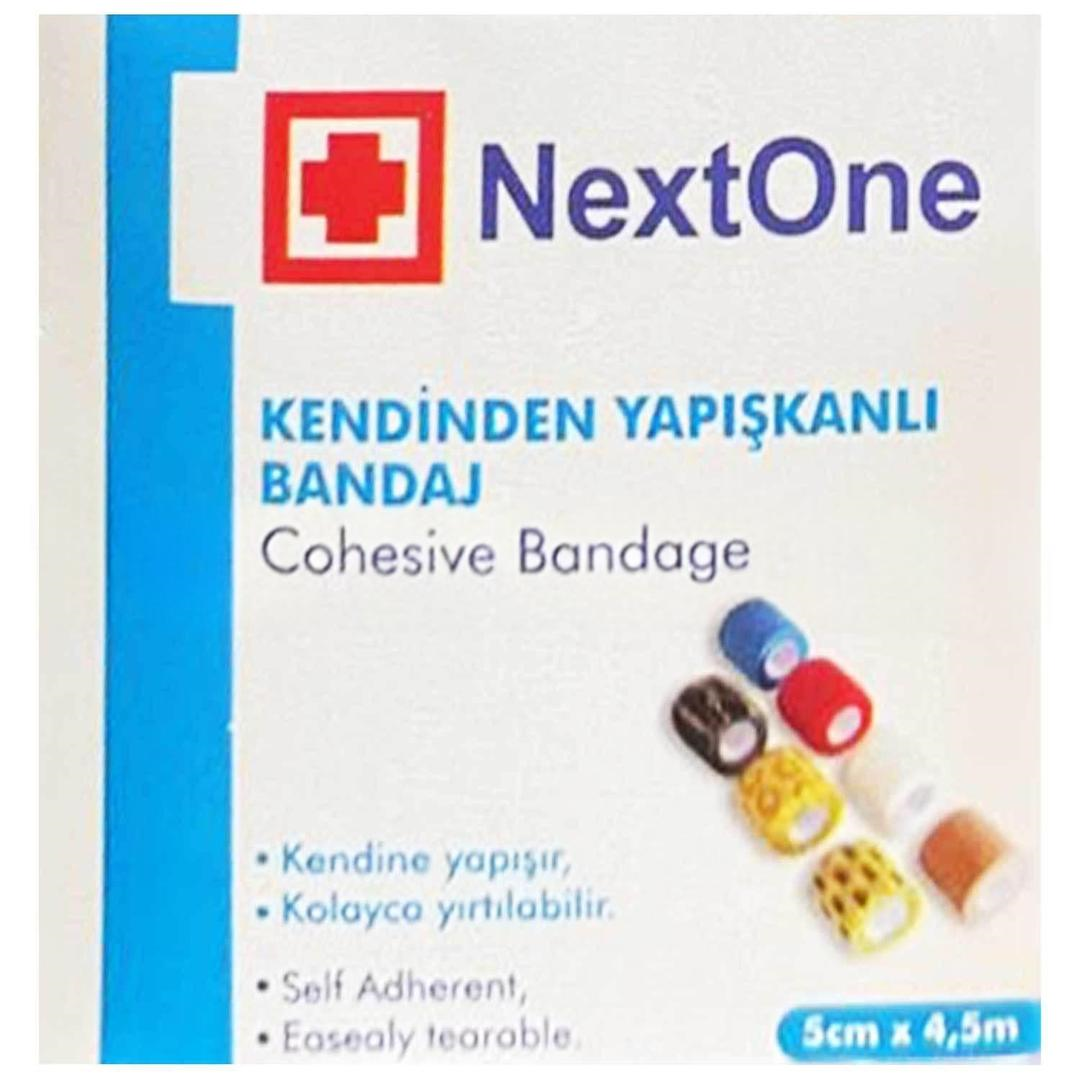 Nextone Coban Kendinden Yapışkanlı Bandaj 5 cm x 4,5 m - Bej