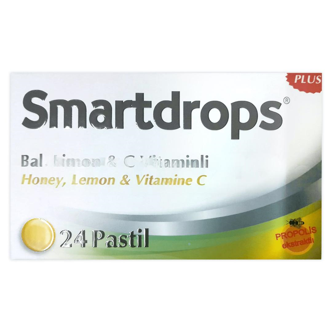 Smartdrops Bal Limon & C Vitaminli 24 Pastil