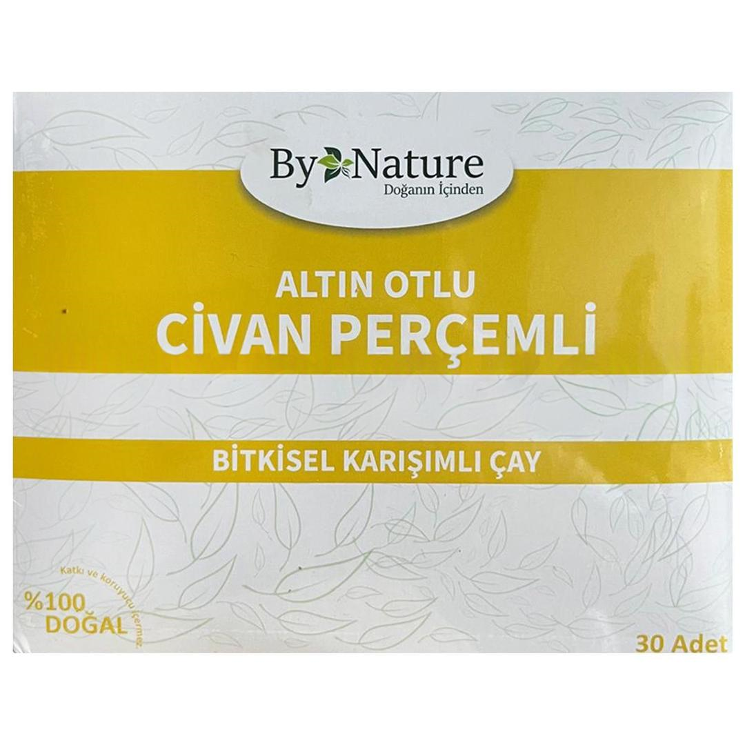 Bynature Altınotlu Civan Perçemli Bitkisel Karışımlı Çay 30 Poşet