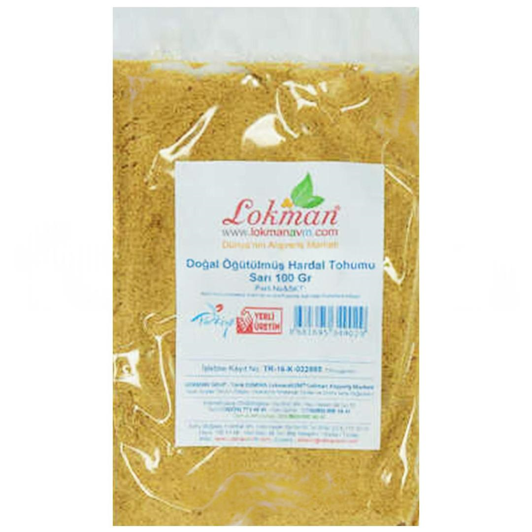 Lokmanavm Hardal Tohumu Öğütülmüş Sarı 100 gr