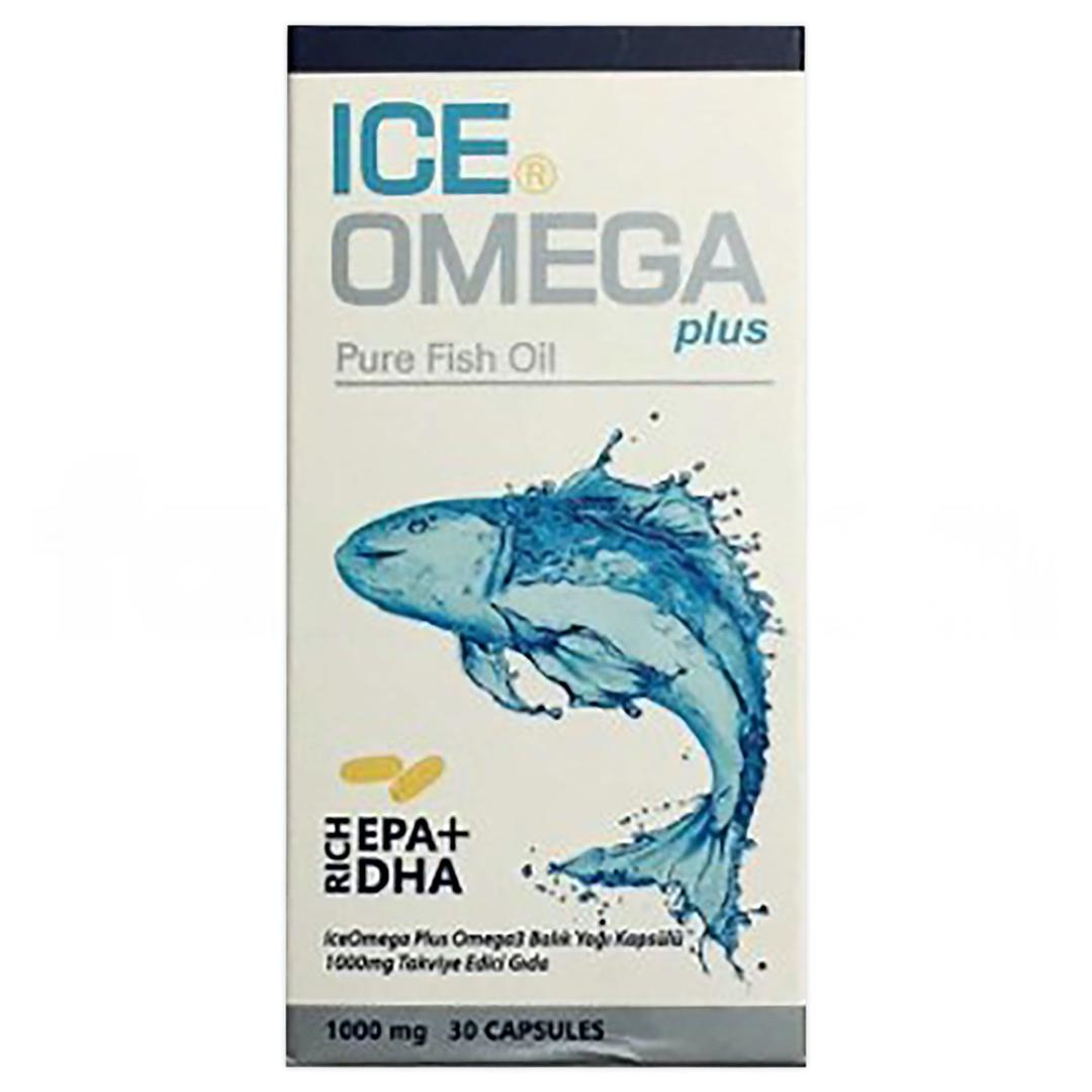 Ice Omega Plus Balık Yağı 1000 mg 30 Kapsül