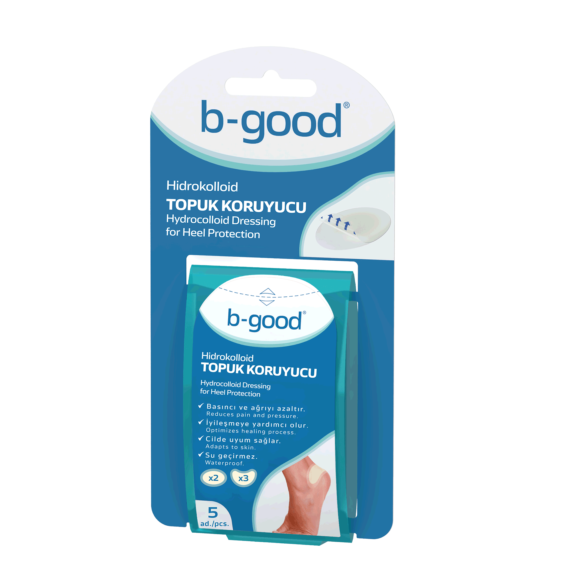 B-Good Hidrokoloid Topuk Bandı 5'li