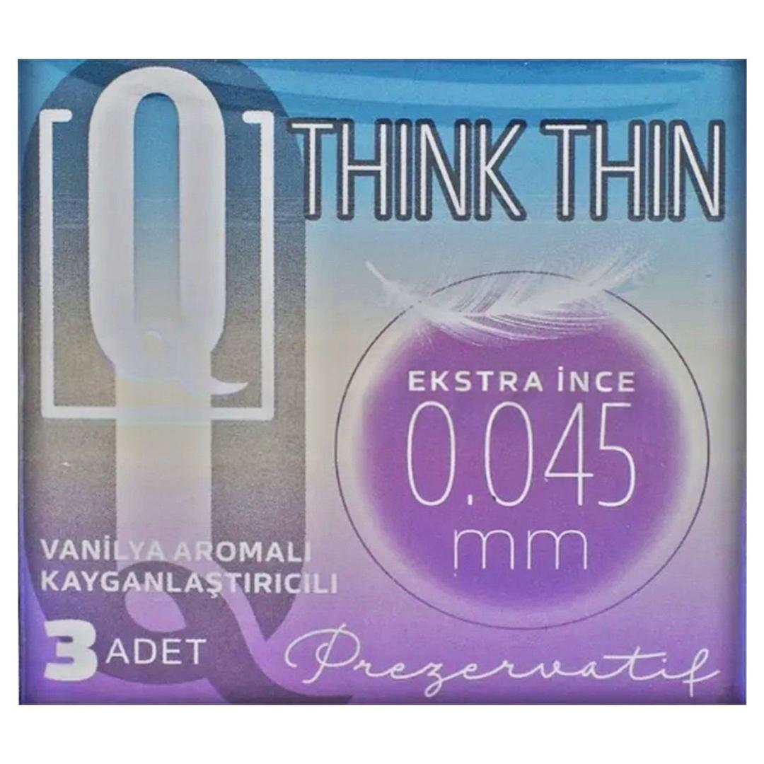 Q Think Thin Condom 3'lü