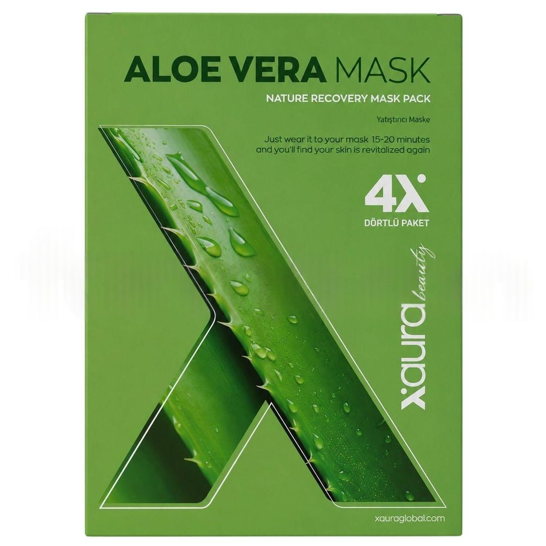 Xaura Aloe Vera Mask 4'lü
