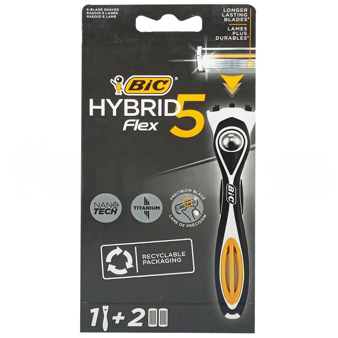 Bic Flex 5 Hybrid Erkek Tıraş Bıçağı 1 Sap + 2 Başlık (5 Bıçak)