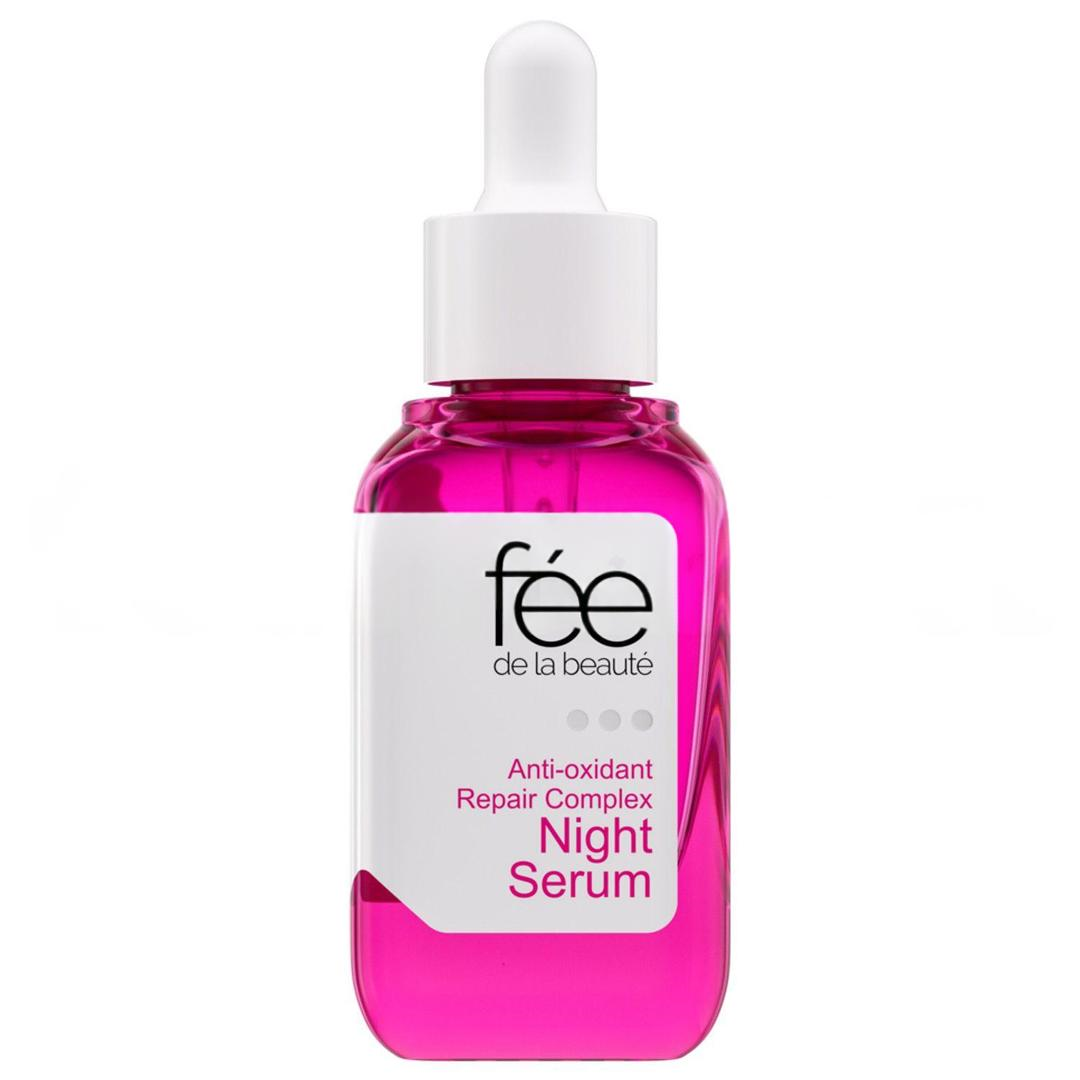 Fee De La Beaute Vitamin B3 Vitamin E Onarıcı Yaşlanma Karşıtı Antioksidan Kompleks Gece Bakım Serumu 30 ml