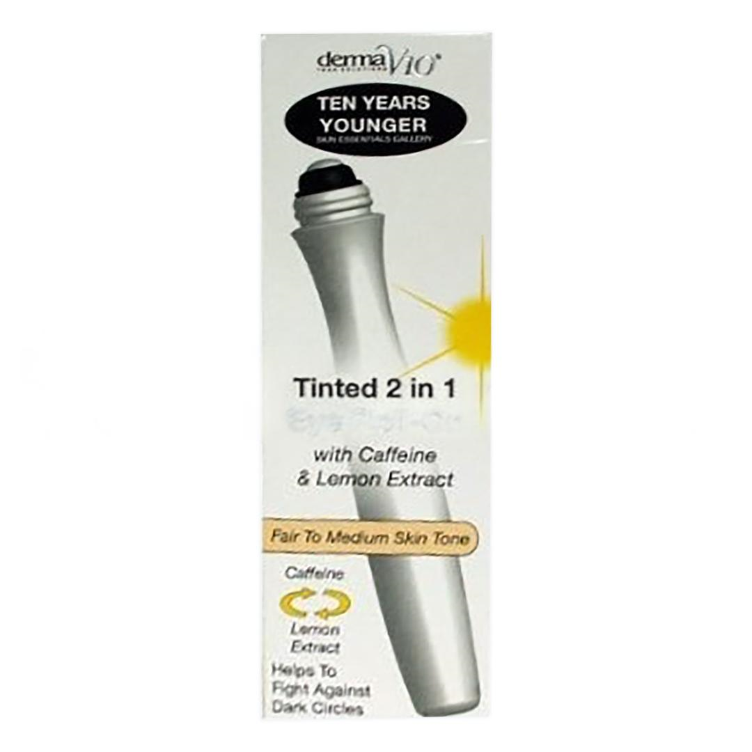 Derma V10 Q10 Eye Roll-On Tinted 2in1 15 ml