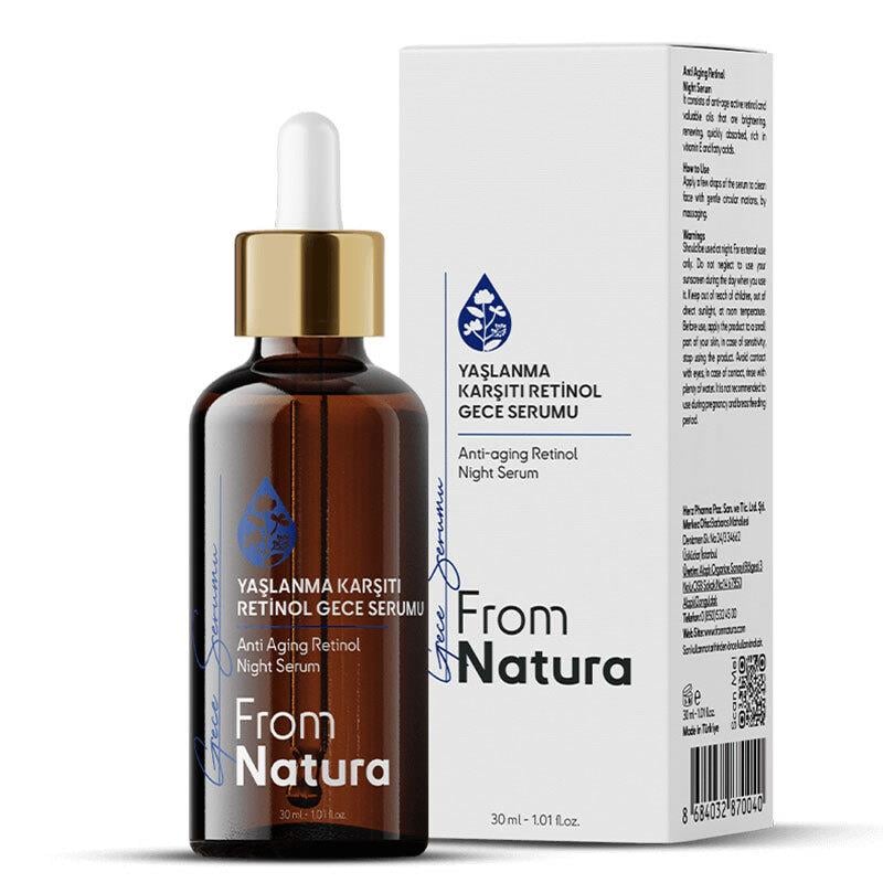 From Natura Yenileyici Yaşlanma Karşıtı Retinol Gece Serumu 30 ml