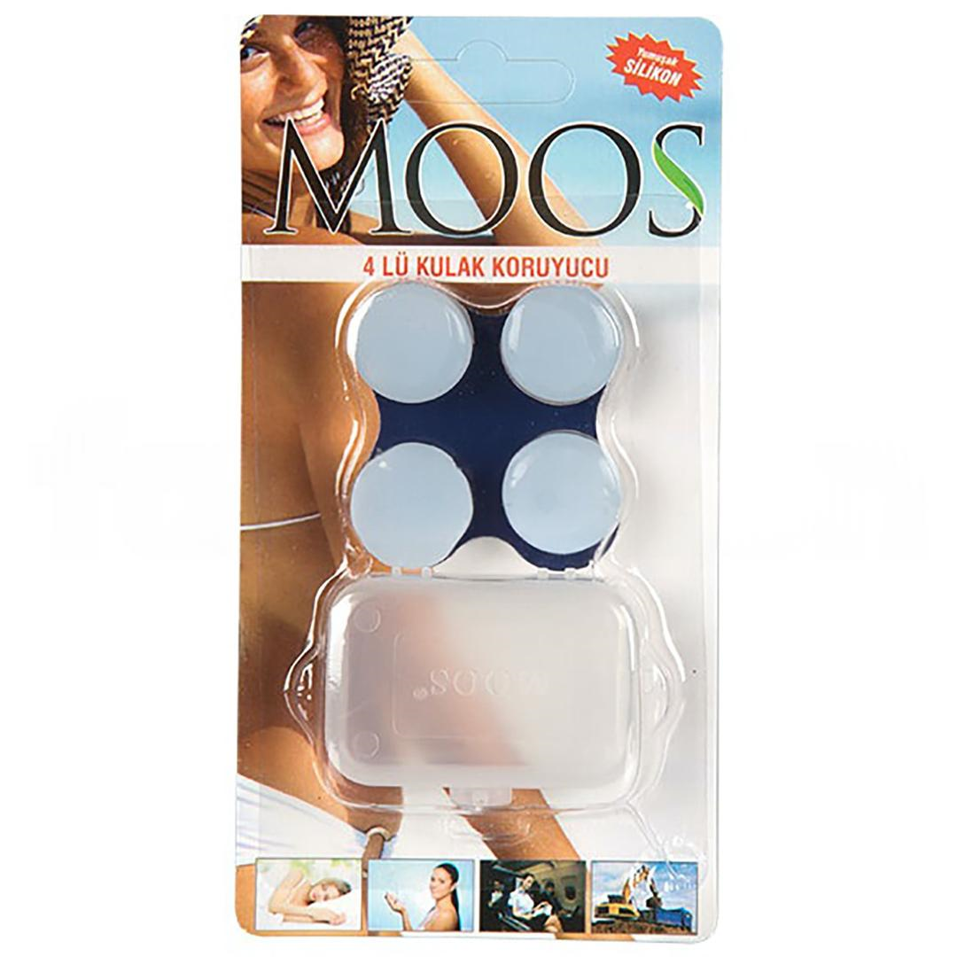 Moos Kulak Tıkacı Silikon 4 Lü