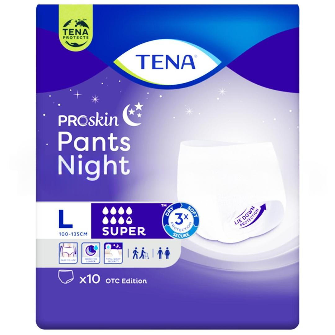 Tena Proskin Pants Night 7,5 Damla Emici Külot Large 10'lu