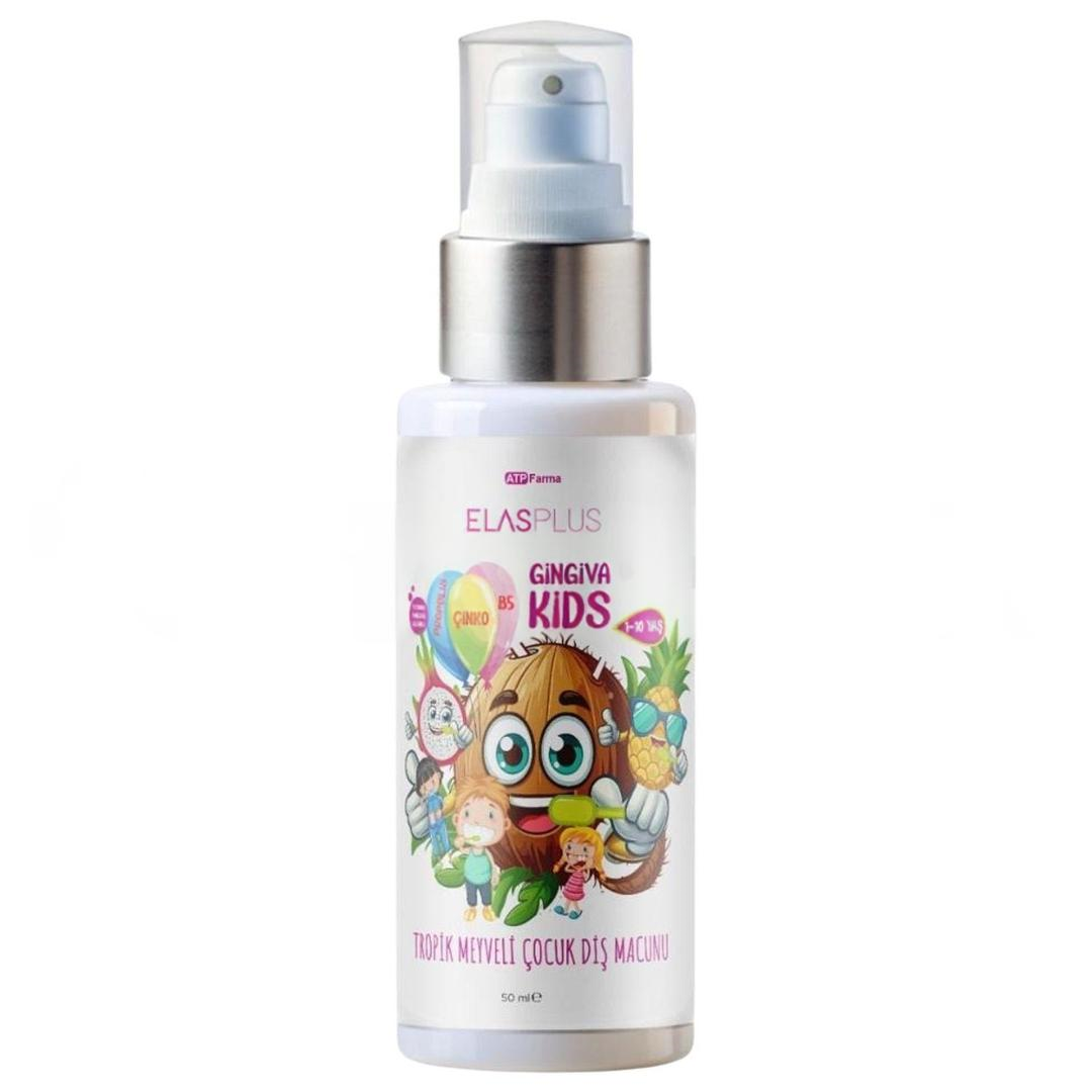 Elas Plus Enamel Kids Diş Macunu Tropikal Aromalı 50 ml