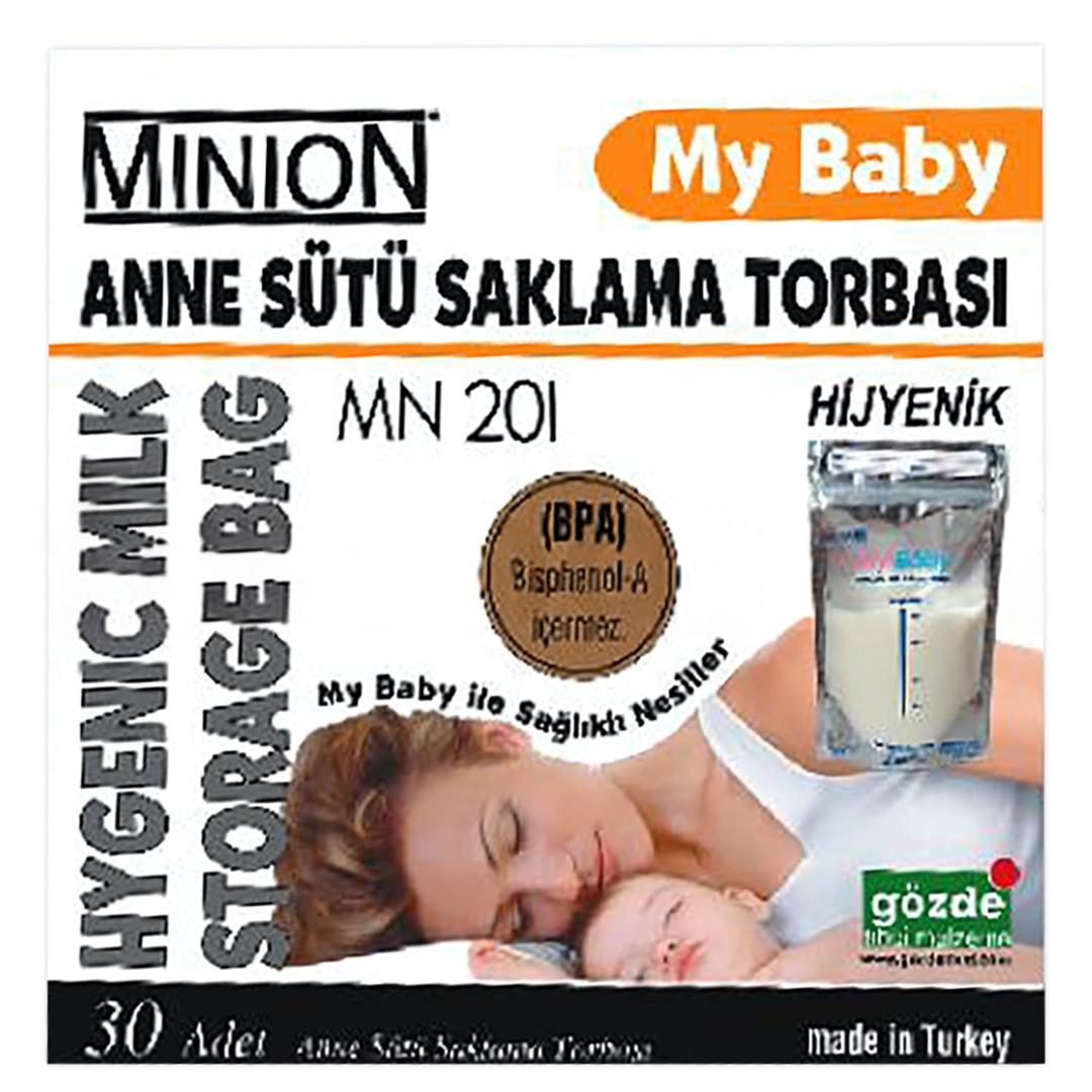Minion My Baby Anne Sütü Saklama Torbası 30'lu