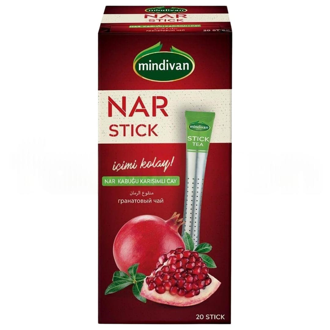 Mindivan Nar Kabuğu 20'li Stick Çay
