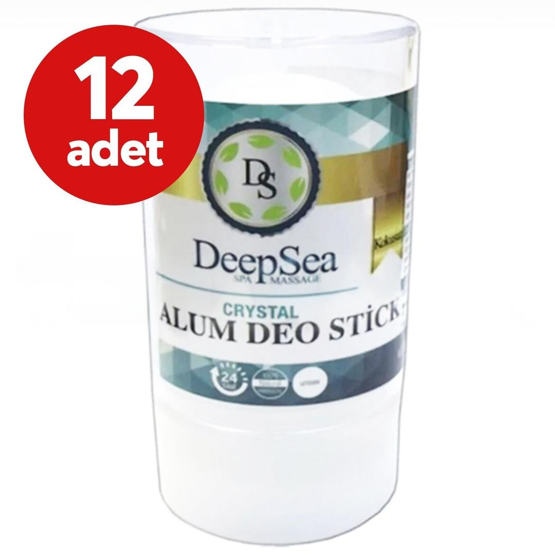 Deep Sea Alum Stick Deodorant Crystal 60 gr - 12 Adet
