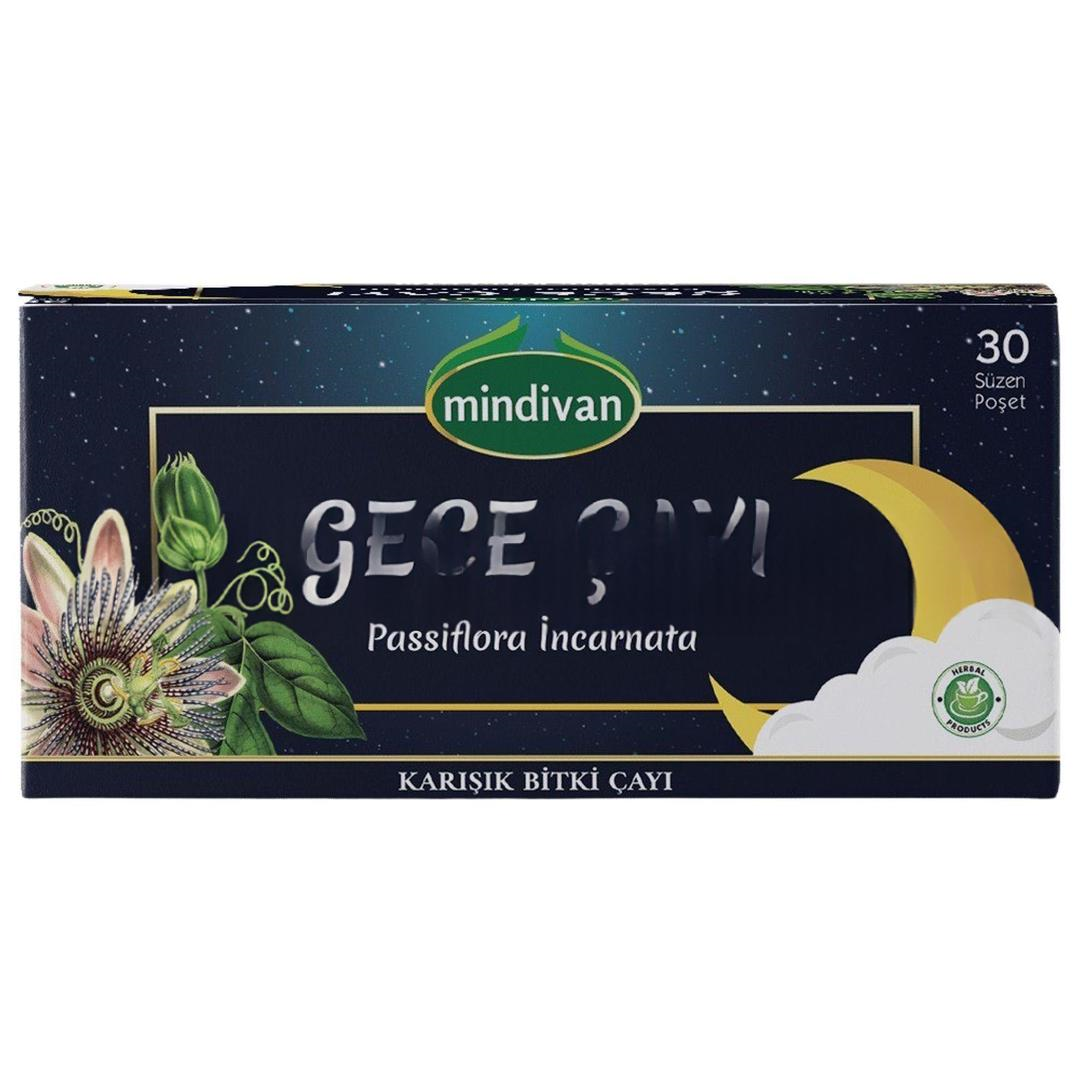 Mindivan Passifloralı Gece Çayı 30 Süzen Poşet