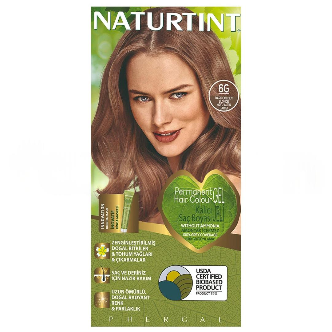 Naturtint 6G Koyu Altın Sarısı Doğal Saç Boyası 170 ml