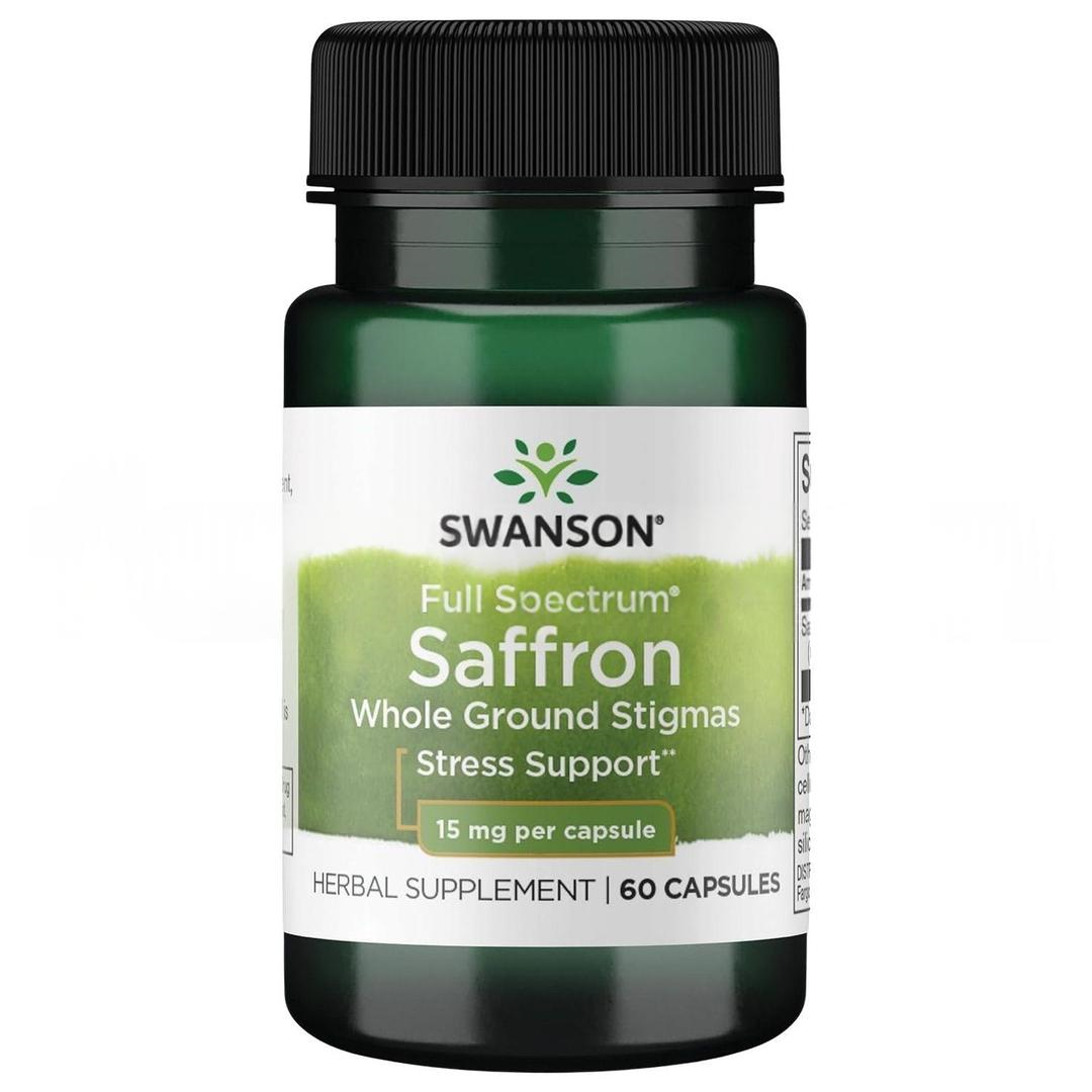Swanson Full Spectrum Saffron 15 mg 60 Kapsül - İthal
