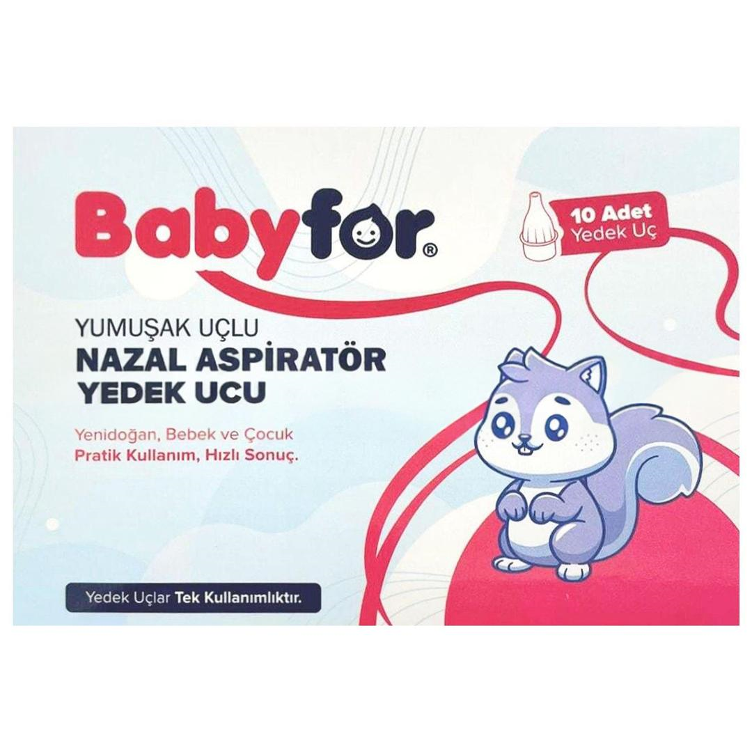 Babyfor Nasal Burun Aspiratör Yedek Uç 10'lu