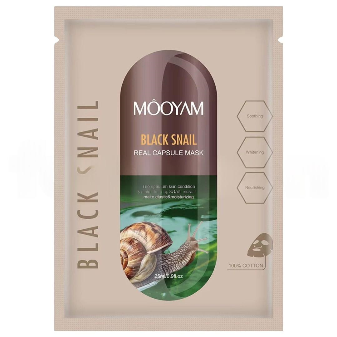 Mooyam Capsule Mask Black Snail Kağıt Yüz Maskesi