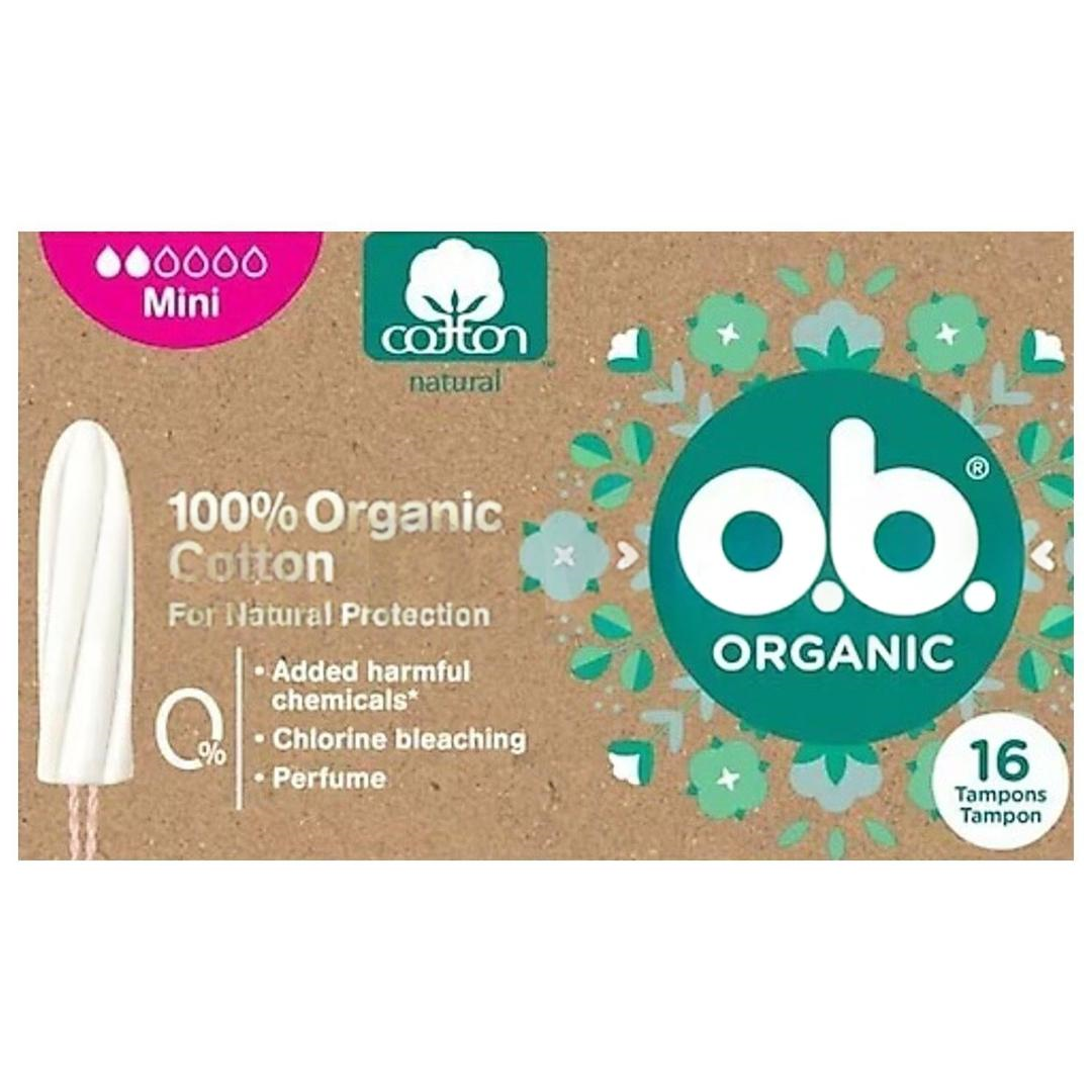 O.B Organik Mini Tampon Mini 16'lı