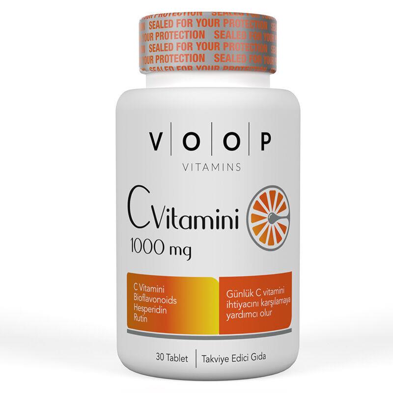Voop C Vitamini İçeren Takviye Edici Gıda 30 Tablet