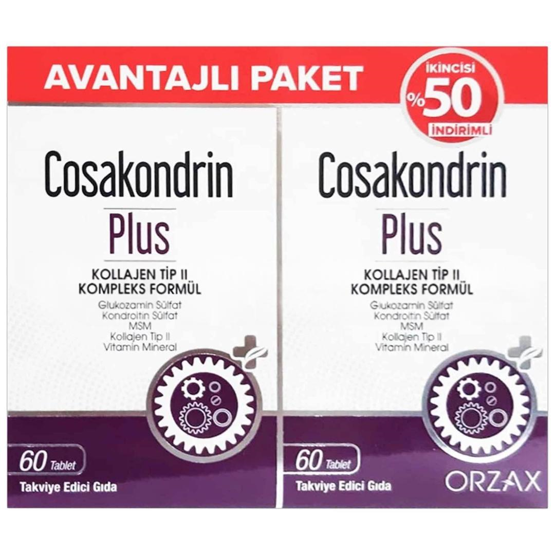 Cosakondrin Plus 60 Tablet - İkincisi %50 İndirimli - Eski Ambalaj