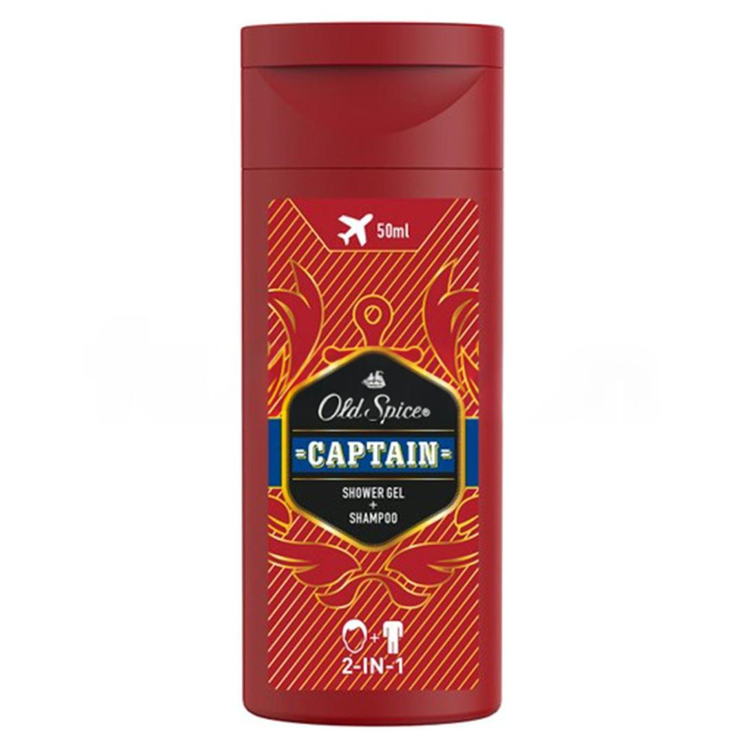 Old Spice Duş Jeli & Şampuan Captain 50 ml