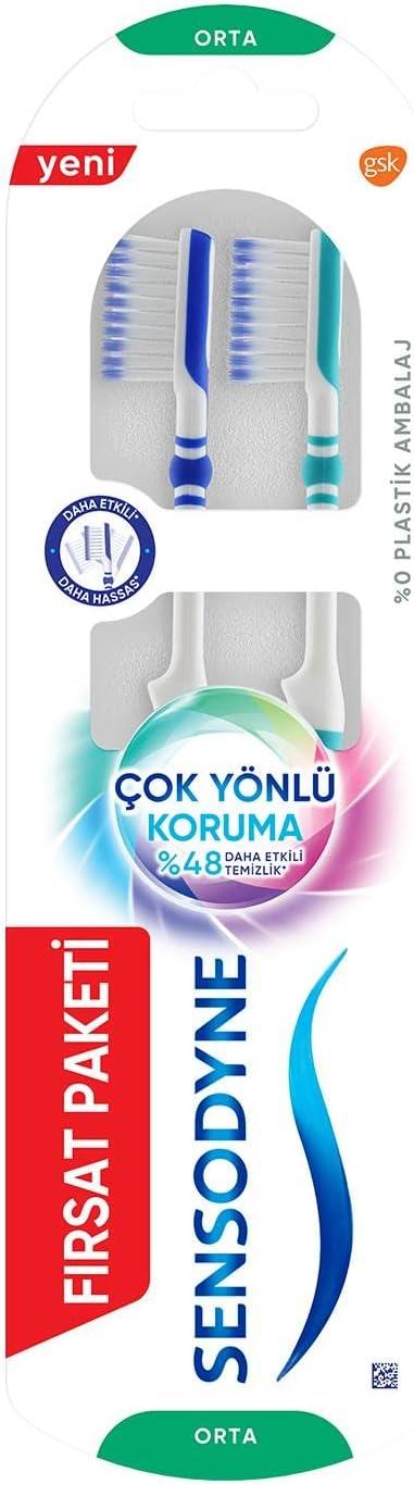 SENSODYNE DIS FIRCASI COK YONLU KORUMA 1+1 ORTA