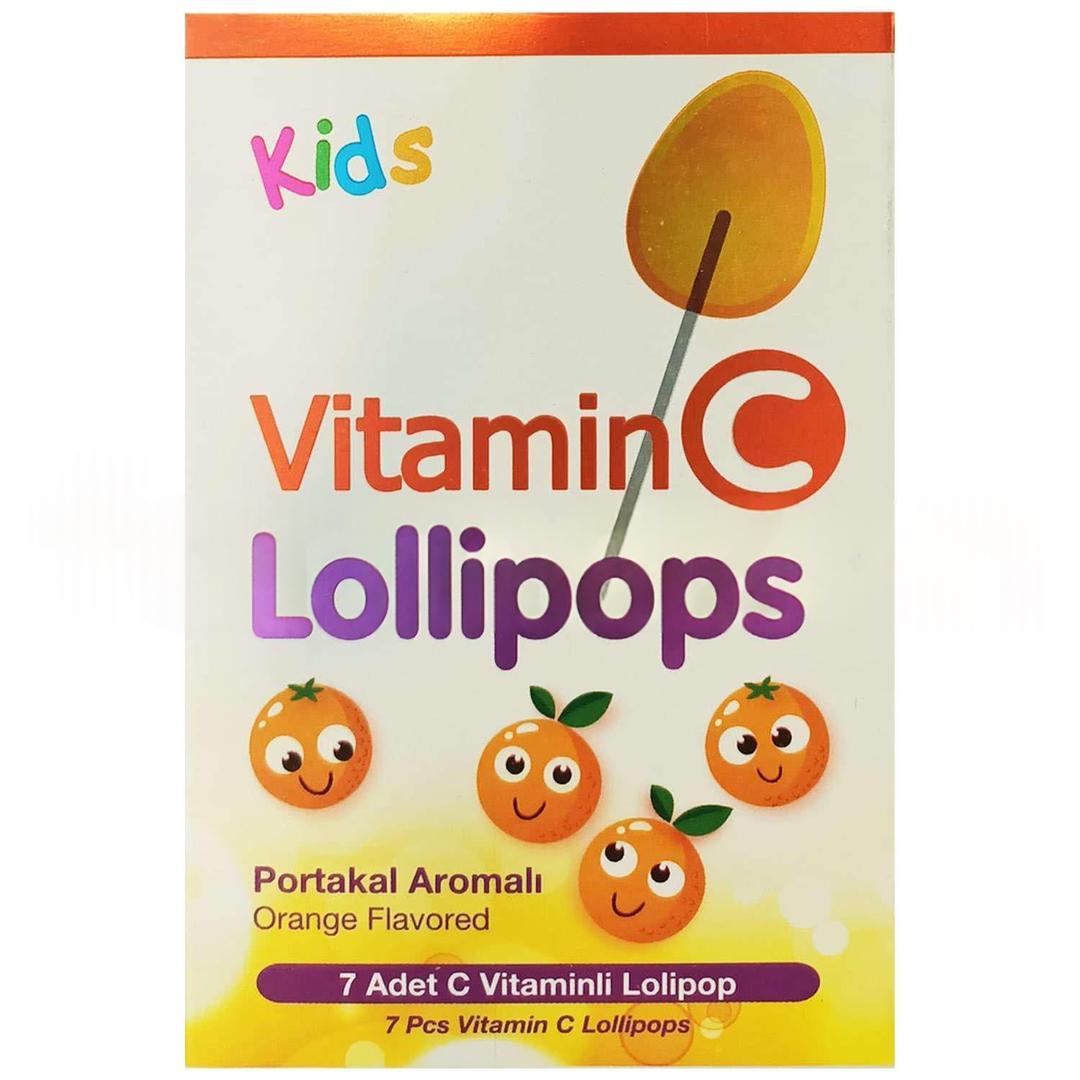 Multiball Kids Vitamin C Lollipops 7'li