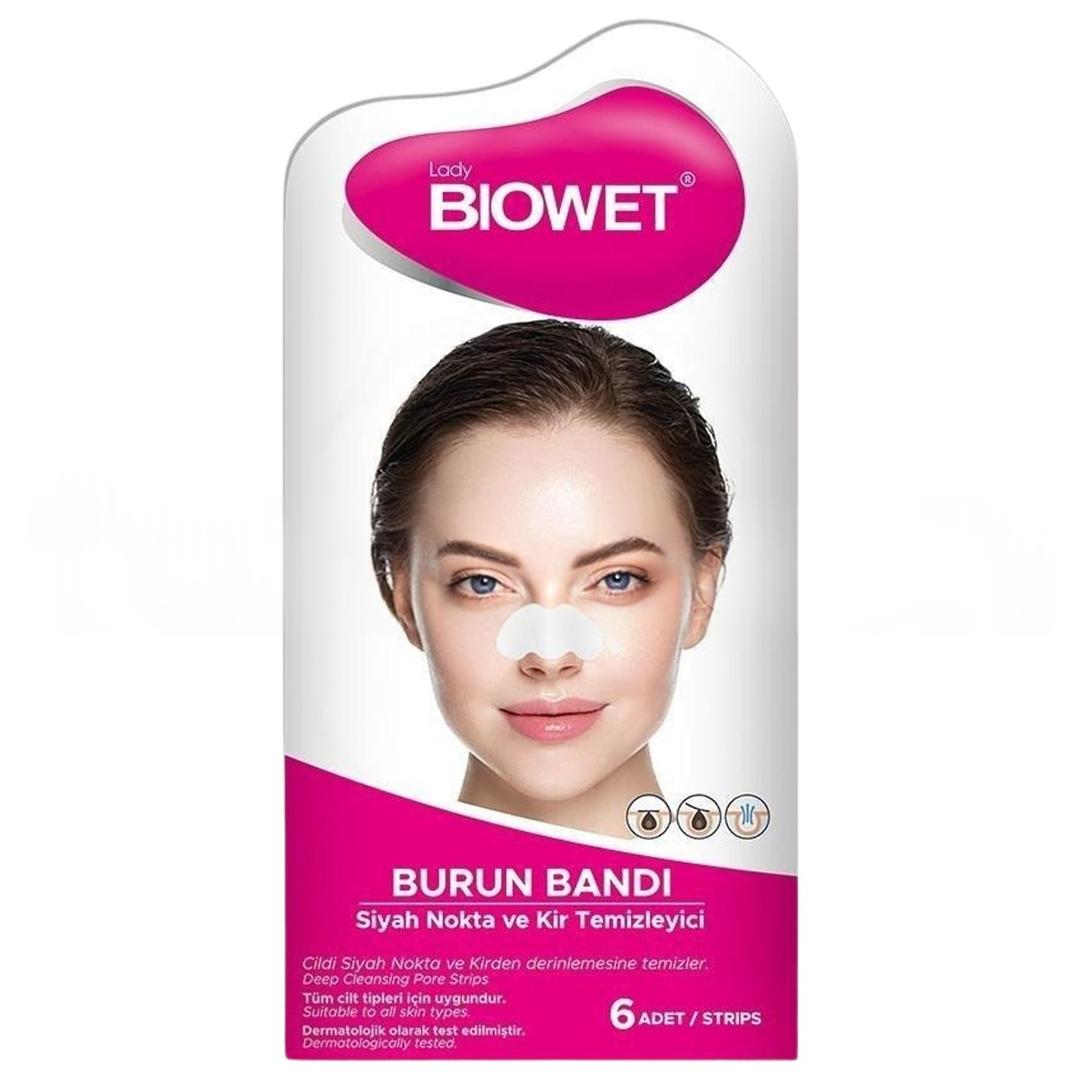 Lady Biowet Siyah Nokta ve Kir Temizleyici Bant 6 Adet