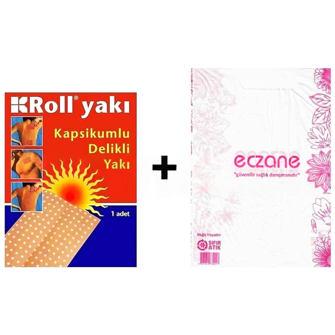 Roll Yakı Kapsikumlu Delikli x 50 Adet + 100 Adet Eczane Poşeti Hediye