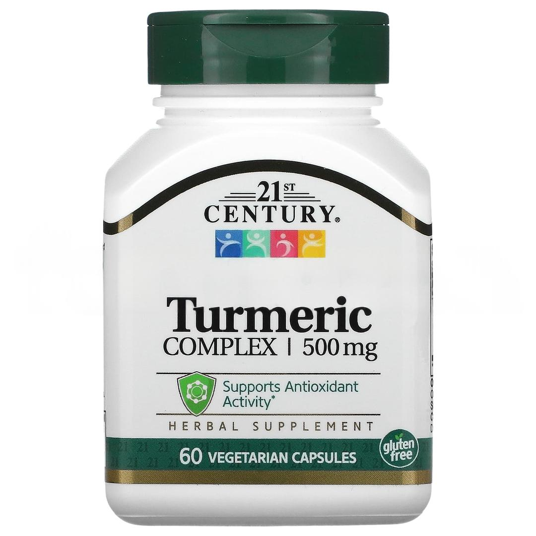 21st Century Turmeric Complex 500 mg 60 Vejetaryen Kapsül - İthal