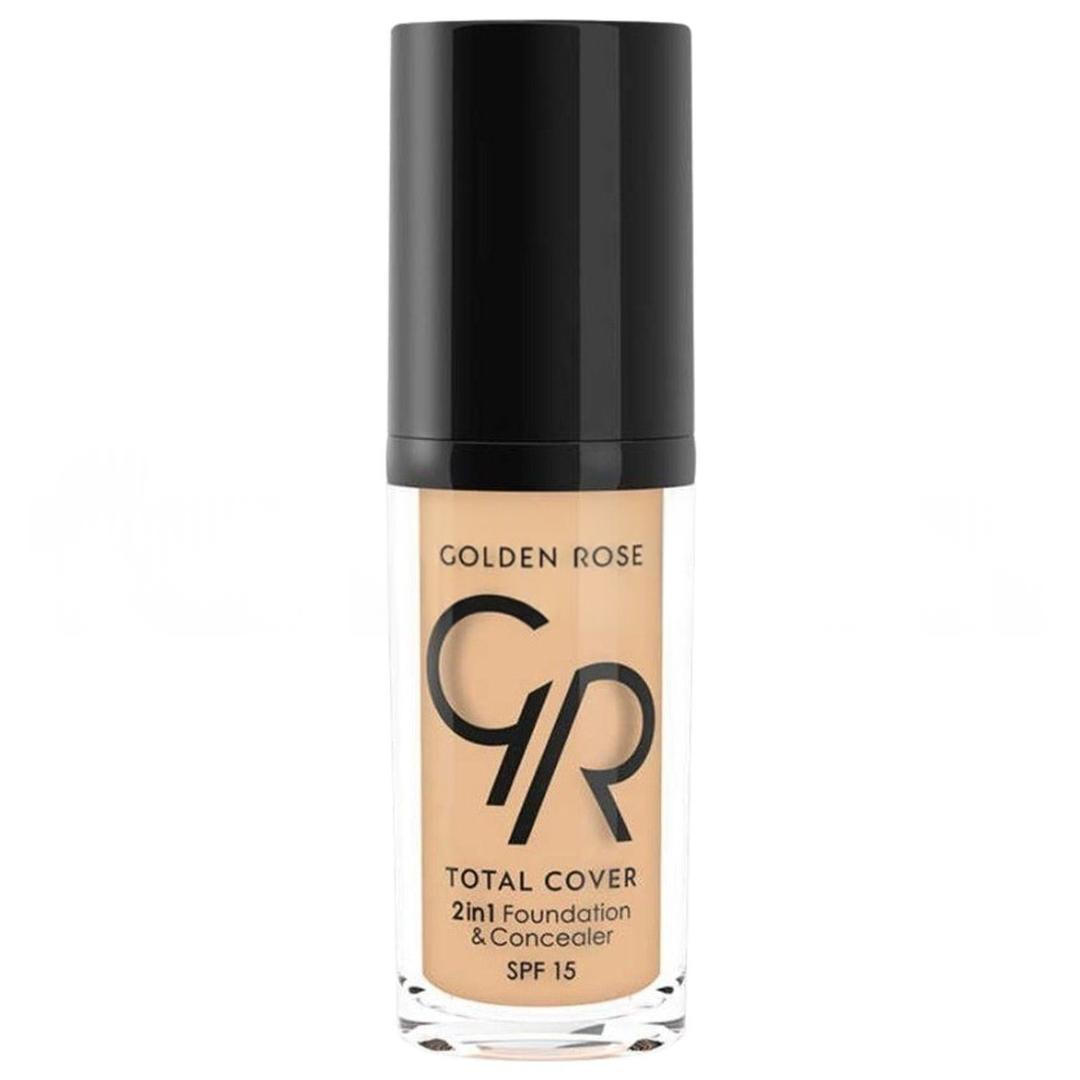 Golden Rose Total Cover 2 in 1 Fondöten Concealer No: 03