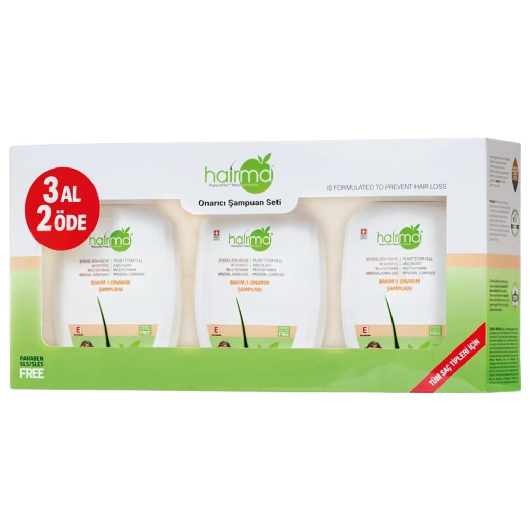 Hair Md Saç Bakım Ve Onarım Şampuanı 300 ml 3'lü Set