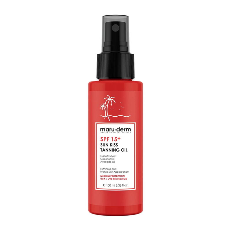 Maruderm SPF15 Sun Kiss Tanning Oil 100 ml