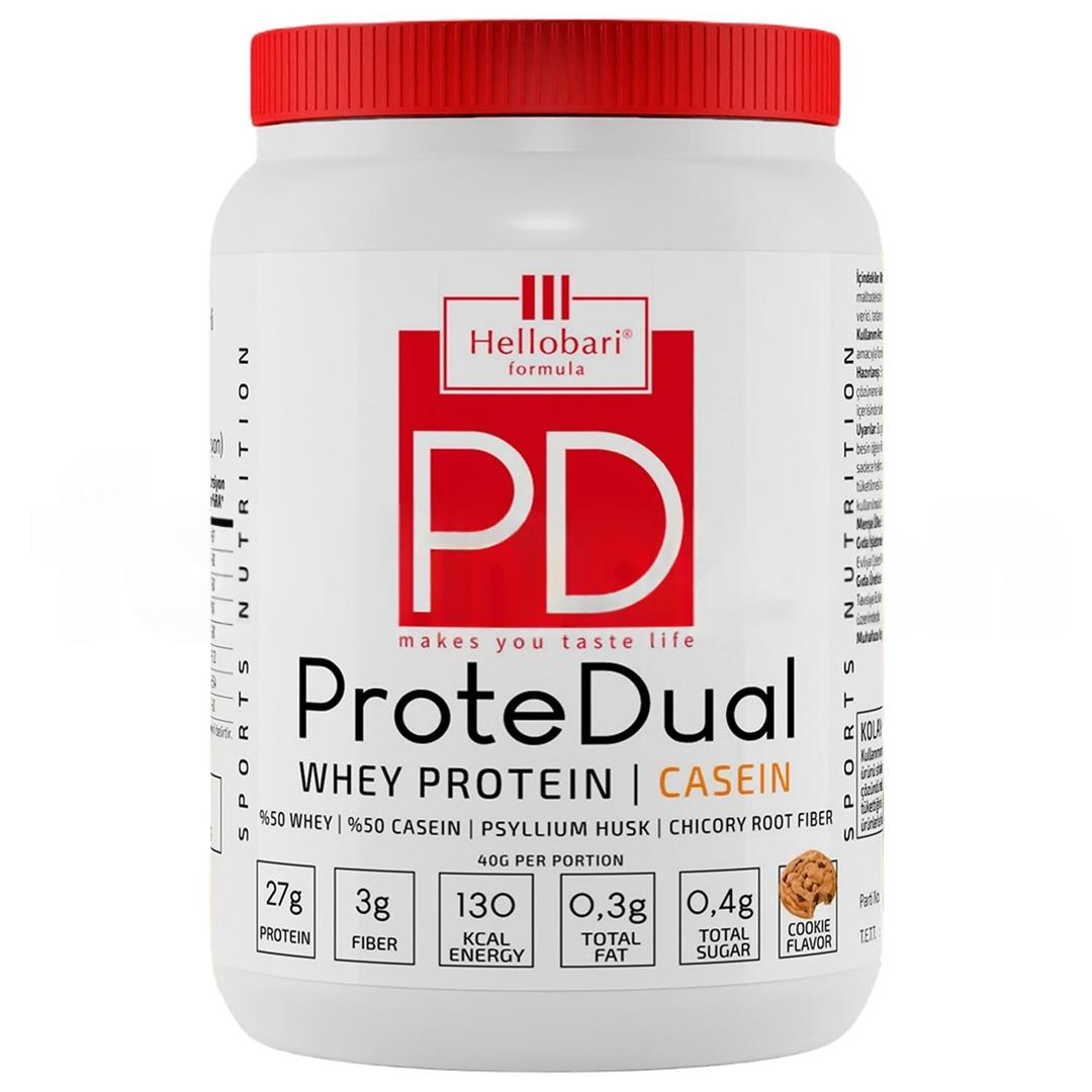 Hellobari Formula Protedual Whey Protein Kazein Proteini Kurabiye Aromalı 28 Porsiyon