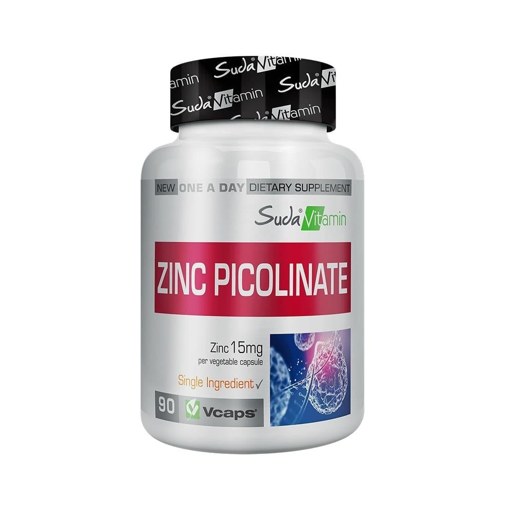 SUDA VITAMIN-ZINC PICOLINATE 90 Bitkisel Kapsül