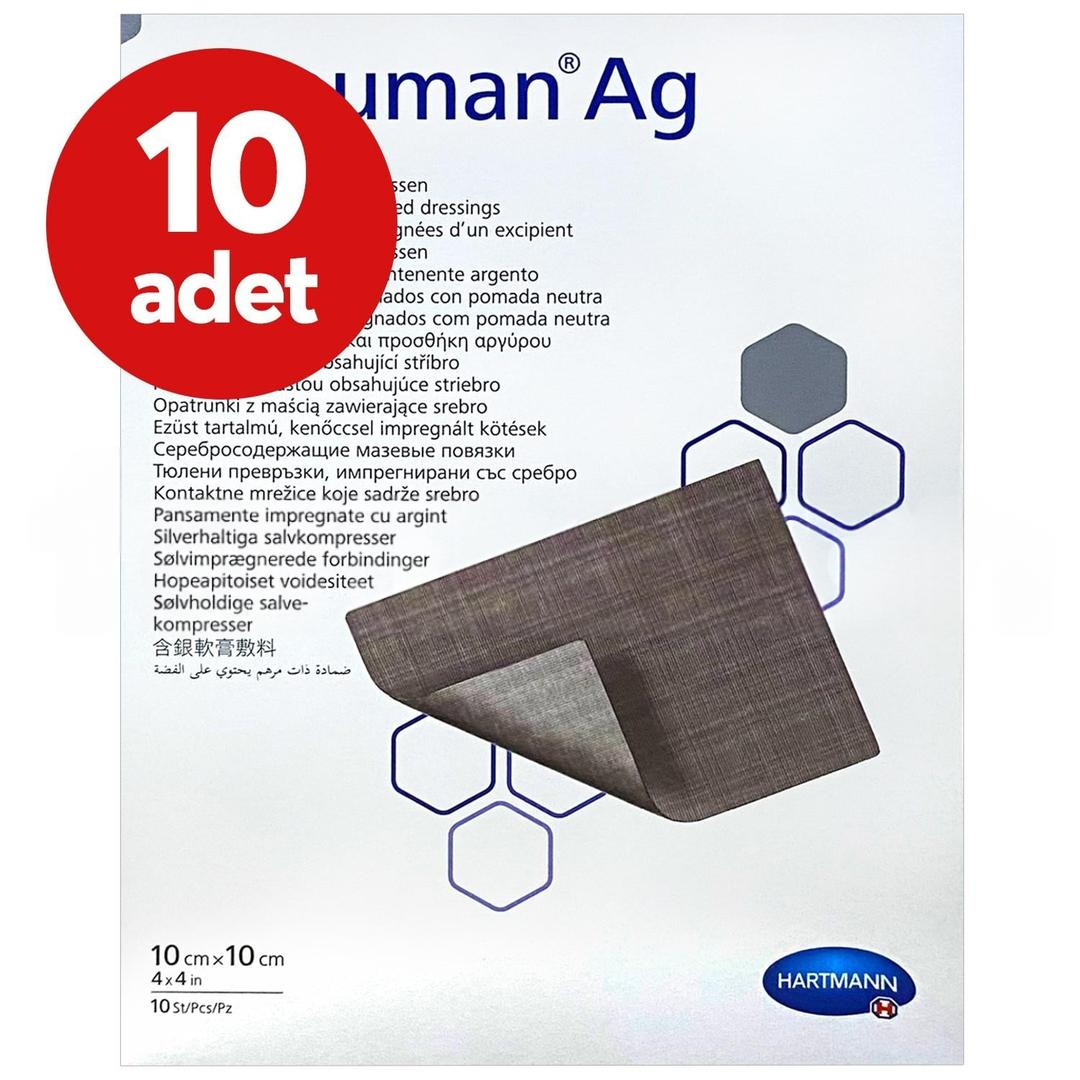Atrauman AG Gümüş İçerikli Yara Temas Tabakası 10x10 cm - 10 Adet
